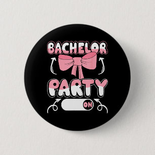 Bachelor Party Crew Groomer Wedding Groom Funny 6 Cm Round Badge