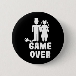 Bachelor Party Crew Groomer Wedding Groom Funny 6 Cm Round Badge
