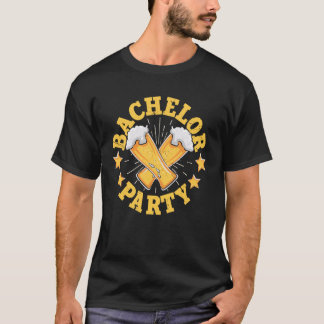 Bachelor Party Crew Groomer Wedding Groom Funny Gr T-Shirt