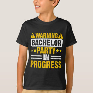 Bachelor Party Crew Groomer Wedding Groom Funny T-Shirt