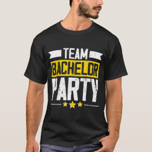 Bachelor Party Crew Groomer Wedding Groom Funny T-Shirt