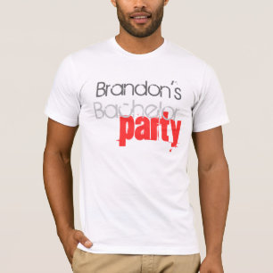 Bachelor Party Customisable T-Shirt