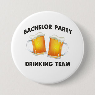 Bachelor Party Drinking Team Button