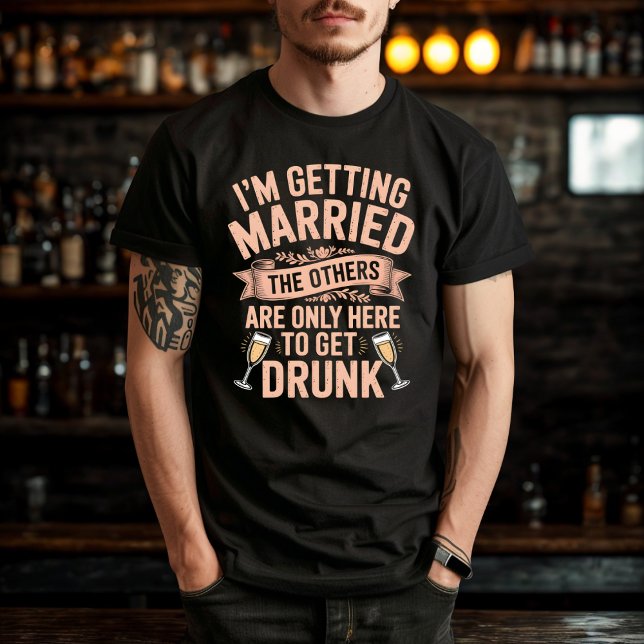 Bachelor Party Drinking Team Groom Design T-Shirt (Creator Uploaded)