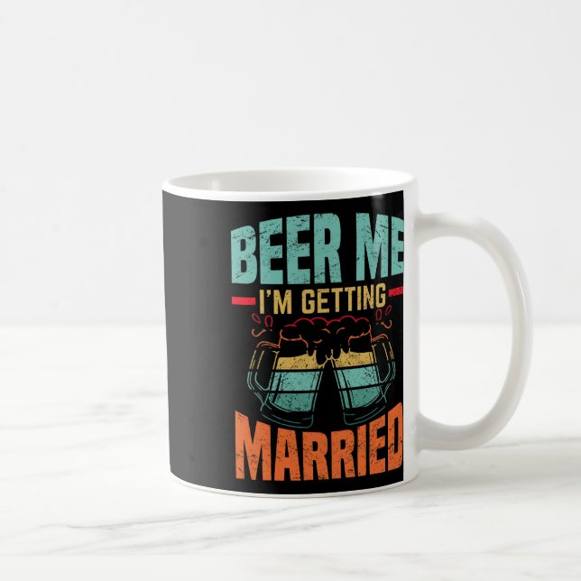 Bachelor Party Fiance Engagement For Groom  Coffee Mug (Right)
