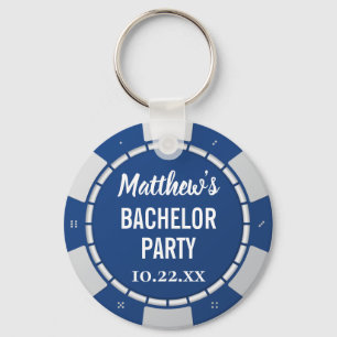 Bachelor Party Gambling Poker Chip Key Ring