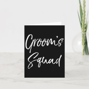 Bachelor Party Gift Matching Bridal Party Gift Gro Card
