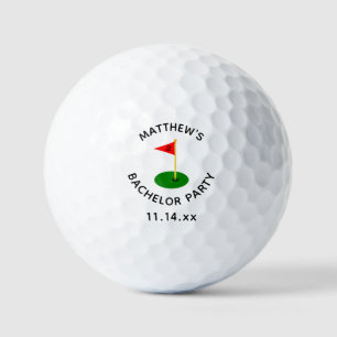 Bachelor Party Golfer Golf Hole Wedding Favour Balls