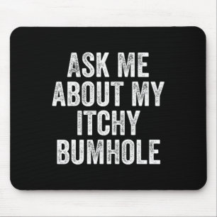 Bachelor Party Groom Itchy Bumhole Adult Humour Pu Mouse Pad