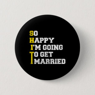 Bachelor Party Groom Shirt1  6 Cm Round Badge