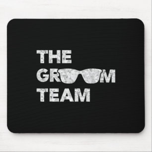 Bachelor Party Groom Team Vintage Tee Stag Party G Mouse Pad