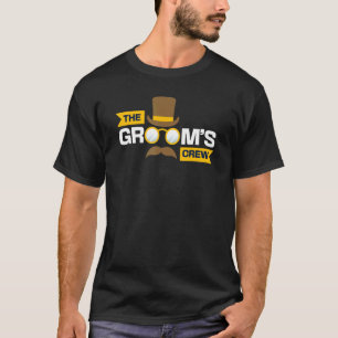 Bachelor Party Grooms Crew Stag Wedding Party Mens T-Shirt