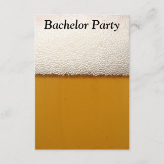 Bachelor Party Invitation
