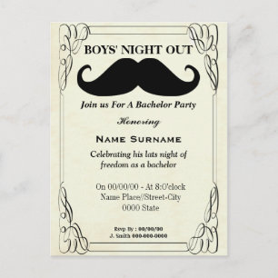 bachelor party invitation,groom shower invitation
