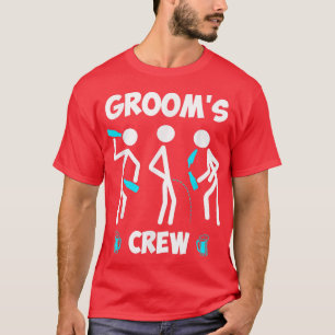 Bachelor Party Men Team Groom Wedding115  T-Shirt