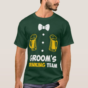 Bachelor Party Men Team Groom Wedding117  T-Shirt