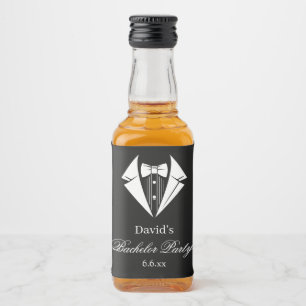 Bachelor Party Mini Liquor Bottle Labels