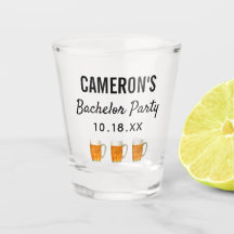 Bachelor Party Modern Wedding Favour Beer Cheers
