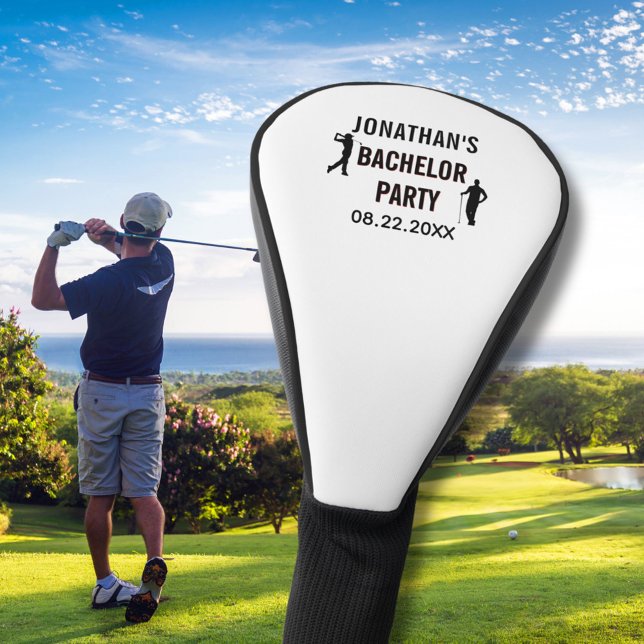 Bachelor Party Name Date Golf Head Cover (Creator Uploaded)