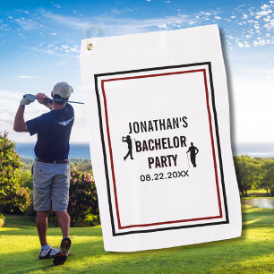 Bachelor Party Name Date Golf Towel