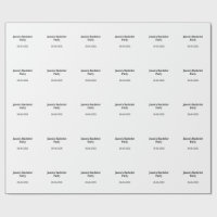Bachelor party name date simple minimal best man