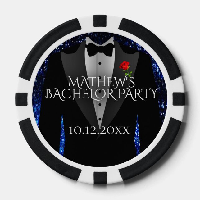 Bachelor Party Poker Chip (Front)