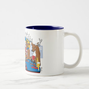 Bachelor Party Poker Player Two-Tone Coffee Mug