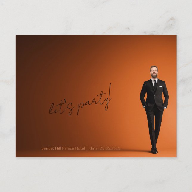 Bachelor Party Postcard (Front)