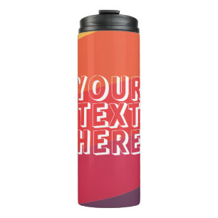 Bachelor Party Scramble Golf Dad Retro Sunset Add  Thermal Tumbler