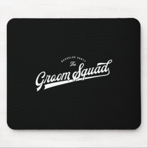 Bachelor Party Set Baseball Style The Groom Squad Mouse Pad