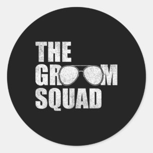Bachelor Party Shirts For Men3  Classic Round Sticker
