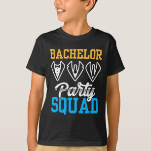 Bachelor Party Squad Bride Team Groom  T-Shirt