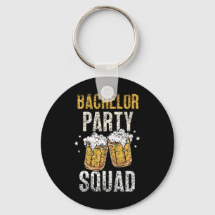 Bachelor Party Squad Groom Team Bride Key Ring