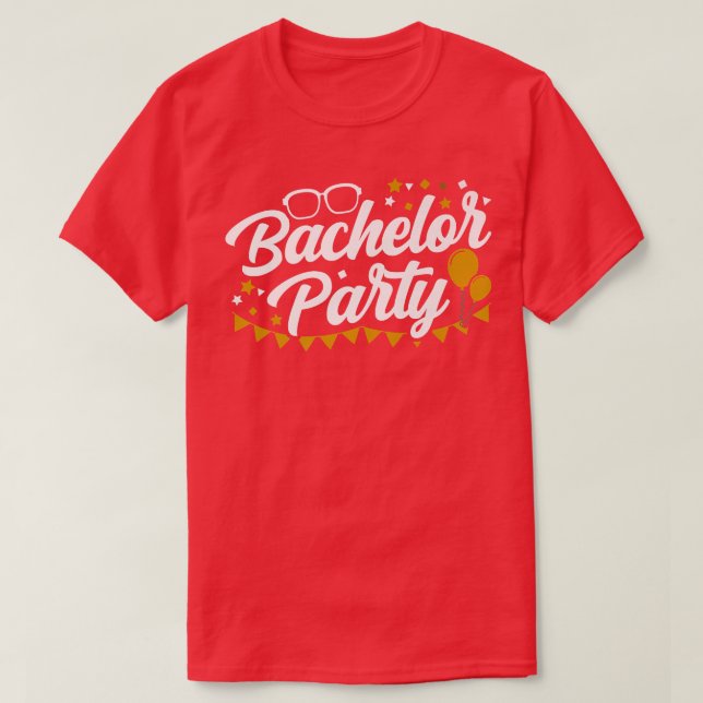 Bachelor Party Team Bride Groom  T-Shirt (Design Front)