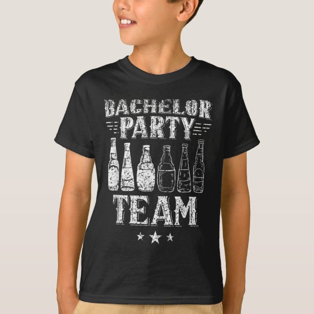 Bachelor Party Team Groom Bride _3  T-Shirt (Front)