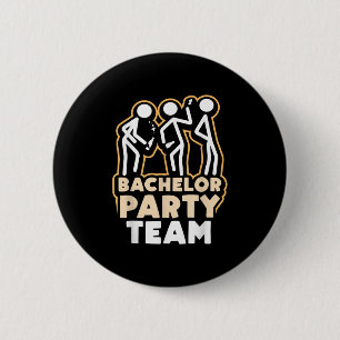 Bachelor Party Team Groom Bride _4  6 Cm Round Badge