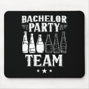 Bachelor Party Team Groom Bride 4 Mouse Pad