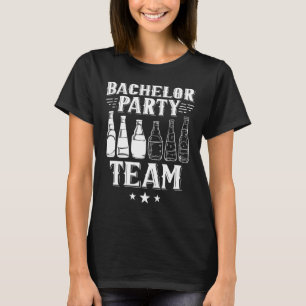 Bachelor Party Team Groom Bride 4 T-Shirt