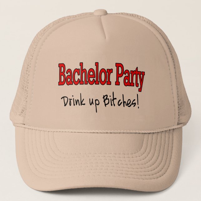 Bachelor Party Trucker Hat (Front)