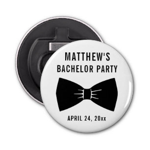 Bachelor Party Tuxedo Bow Tie Wedding Favour Bottle Opener