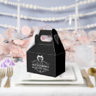Bachelor Party Tuxedo Tie Black Gable Favour Box