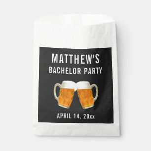 Bachelor Party Wedding Favour Beer Cheers Favour Bags