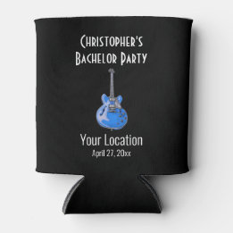 Bachelor Party Wedding Favour Guitar Can Cooler