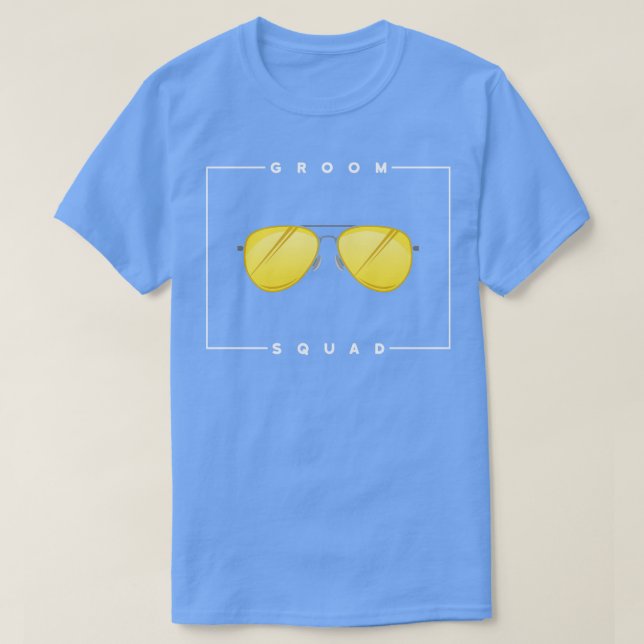 Bachelor Party with Glasses T-Shirt (Design Front)