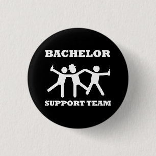 Bachelor Support Team 3 Cm Round Badge