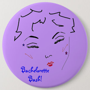 Bachelorette Bash 6 Cm Round Badge