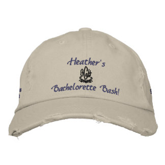 Bachelorette Bash I Stone Embroidered Baseball Cap