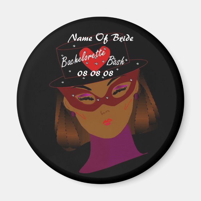 "Bachelorette Bash" Magnet - Customisable (Front)