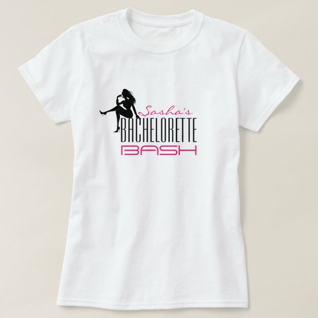 Bachelorette Bash T-shirt (Design Front)