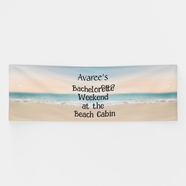 Bachelorette Beach Party at the Cabin Banner (Horizontal)